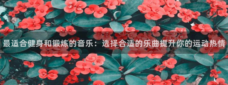 米兰体育官网下载招商电话是多少啊：最适合健身和锻炼的音乐：选